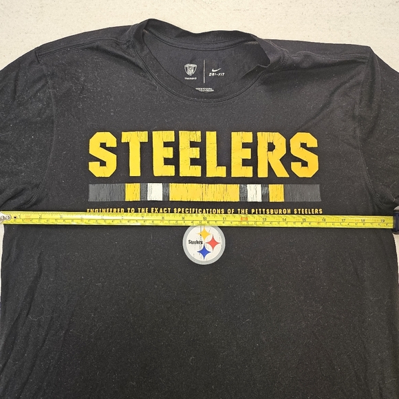 Nike Black Steelers Dri-FIT Shirt Men's Medium - Picture 2 of 8